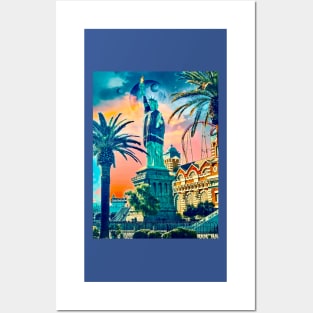 "Lady Liberty" - Las Vegas Style Posters and Art